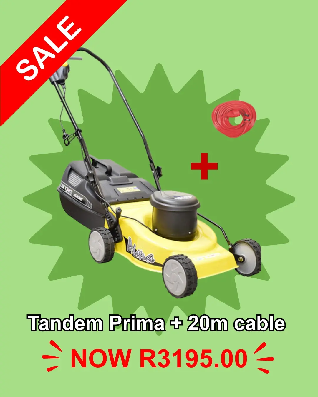 Tandem Prima + 20m cable
